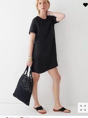 J.Crew 100% Linen T-Shirt Dress